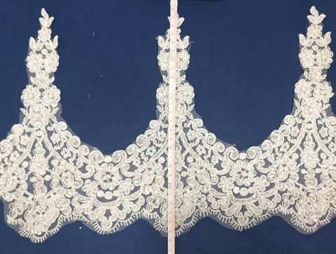 Embroidery lace trim 371443