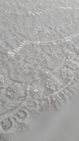 HAUTE COUTURE EMBROIDERED LACE