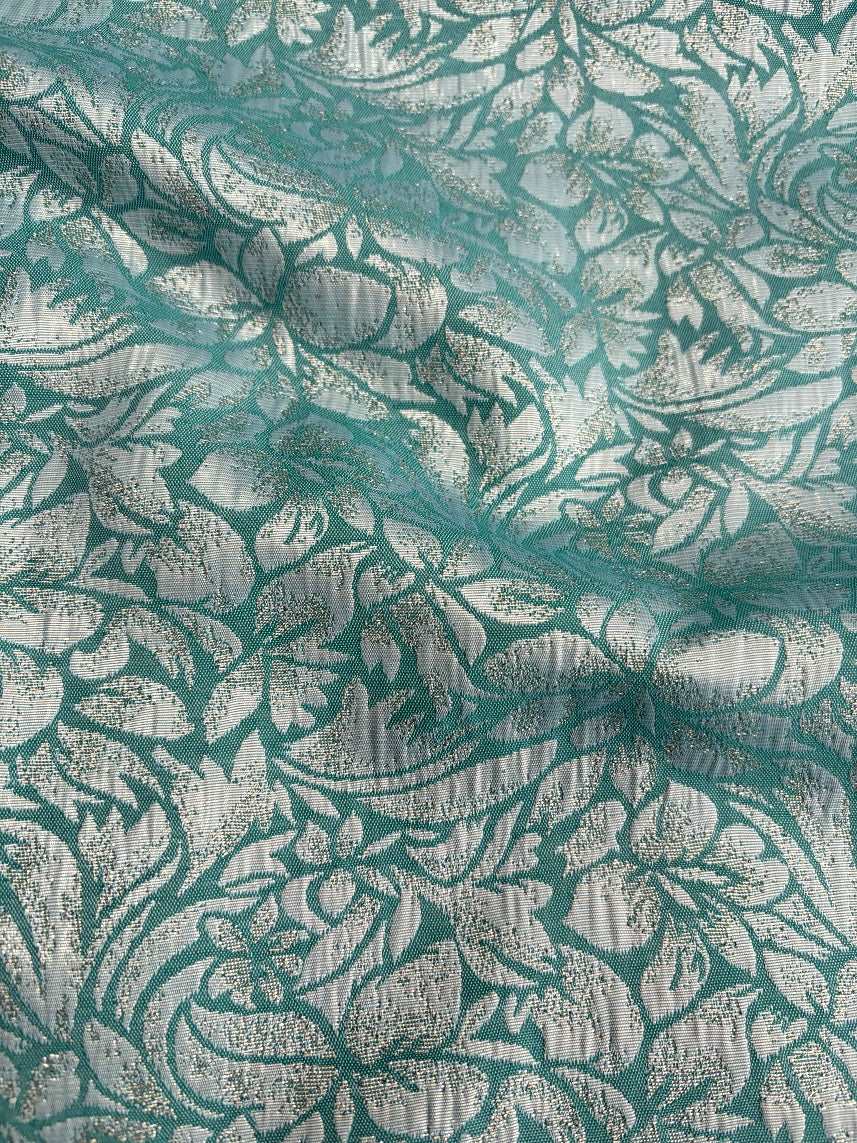 Jacquard turquoise 24017