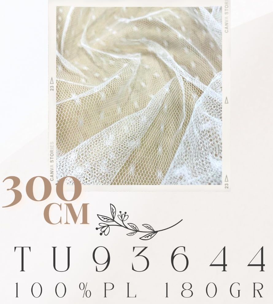 Plumetis tulle 93644